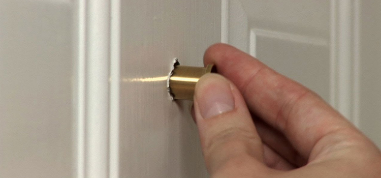 peephole door repair in Ensley